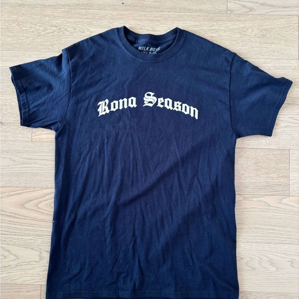 Nelk Boys Rona Season Men's Navy Blue T-Shirt